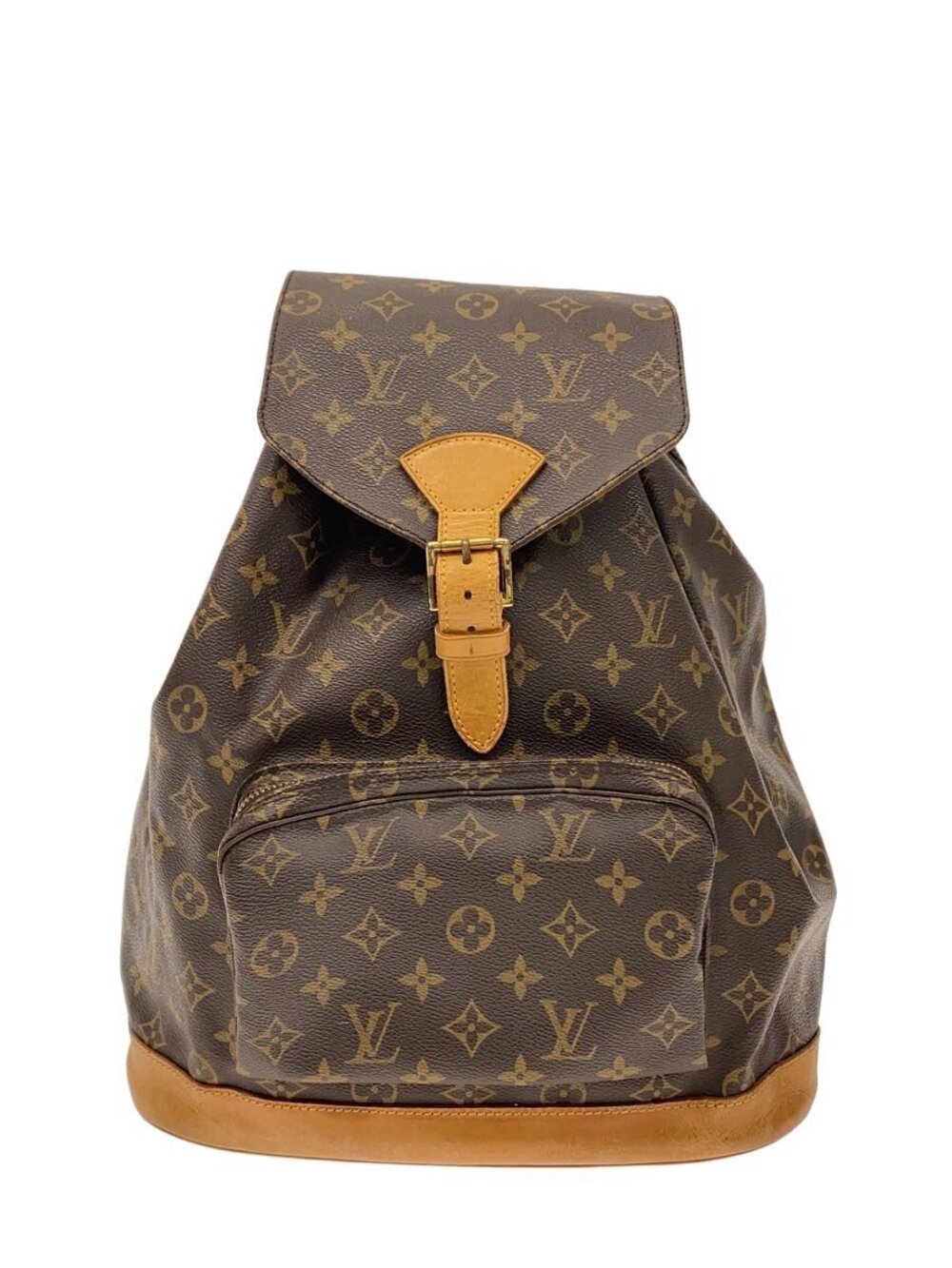 LOUIS VUITTON Montsouris Backpack Monogram Canvas Brown